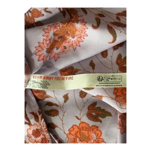 Free People On My Own Floral Satin nightgown purple size Medium M - Picture 7 of 9